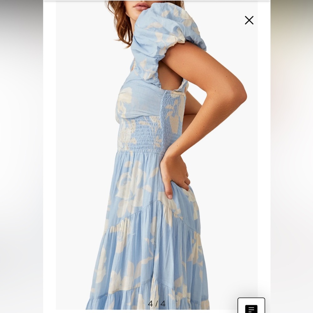 Free People Sundrenched Floral Tiered Maxi Sundress - Picture 4 of 6